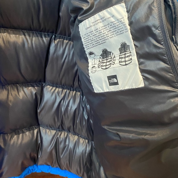 The North Face 1992 Nuptse Puffer Jacket Blue 700, Size M - Picture 7 of 11